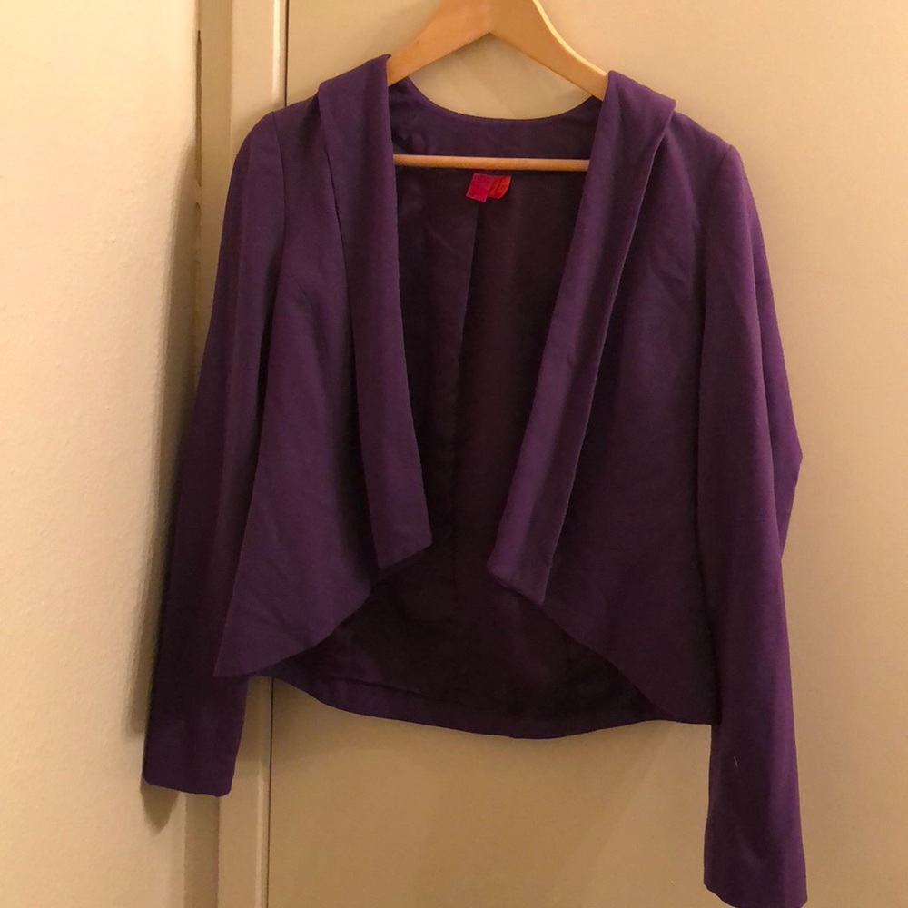 Forever 21 brand medium purple blazer